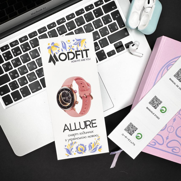 Розумний годинник Modfit Allure Gold-Pink