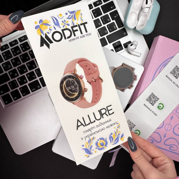 Розумний годинник Modfit Allure Gold-Pink