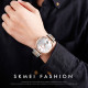 Skmei 9198TRGWTH-B Rose Gold-Silver/White Men