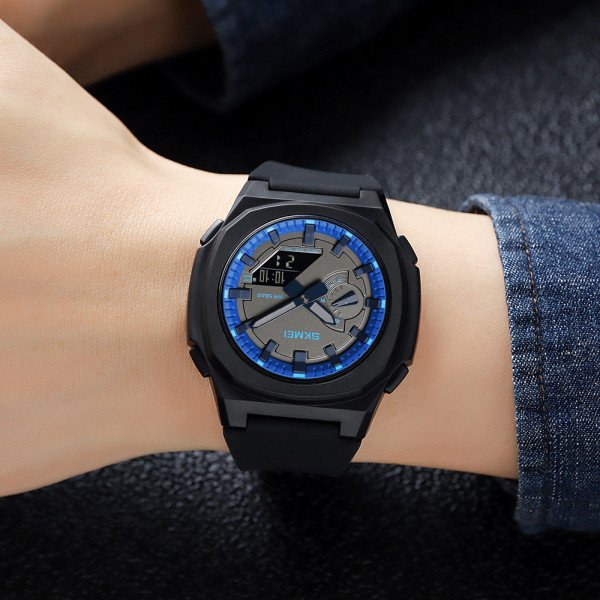 Skmei 2091BKBUBK Black-Blue-Black