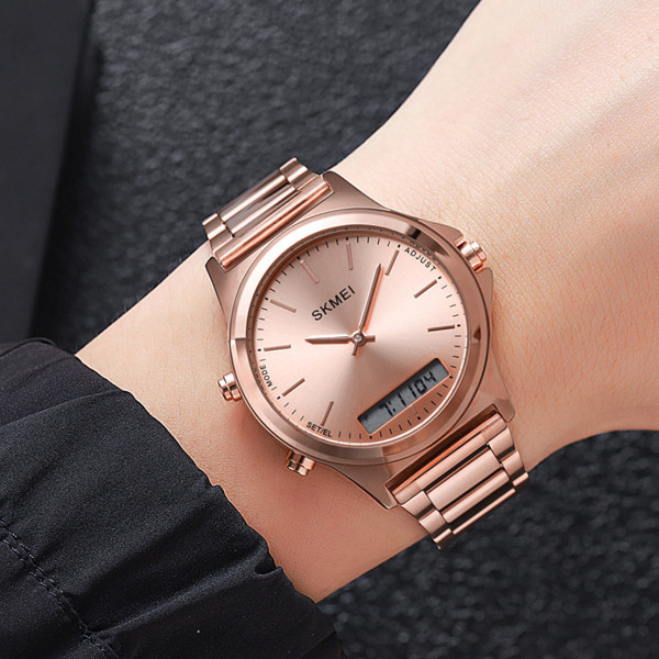 Skmei 2120RGRG Rose Gold-Rose Gold