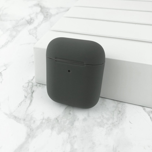 Чехол Airpods 1/2 Silicone Case Slim Lavender Gray