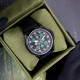 Годинник наручний Awarder Embroidery Black-Green Black Battery 10ATM