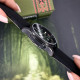 Годинник наручний Awarder Embroidery Black-Green Black Battery 10ATM