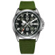 Часы наручные Awarder Embroidery Silver-Army Green Green Automatic 10ATM