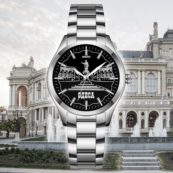 Жіночий годинник Awarder 035 Одеса I Silver-Black