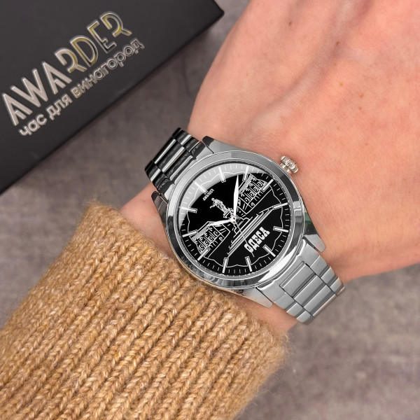 Жіночий годинник Awarder 035 Одеса I Silver-Black