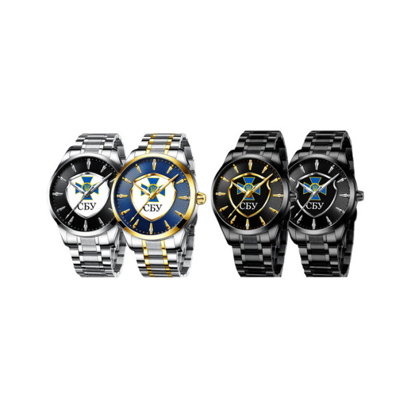 Chronte с логотипом СБУ Silver-Gold-Blue-White