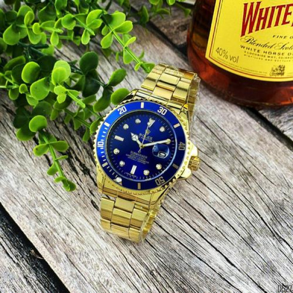 Rolex Submariner 2128 Quarts Gold-Blue