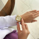 Pandora 7287FD Silver-Gold-White
