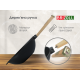 Чавунна сковорода Brizoll WOK 260х80мм з дерев'яною ручкою