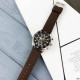 Guardo 11458(1)-4 Dark Brown-Silver-Black