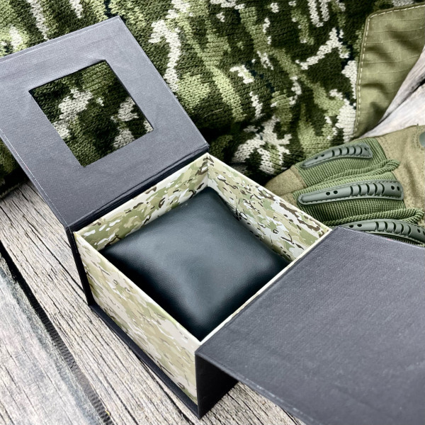 Коробка для годинника з квадратом Camo 1000-0253