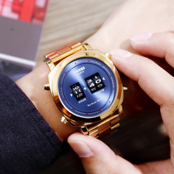 Наручний годинник Skmei 1531 Gold-Blue, 1080-0359, Skmei
