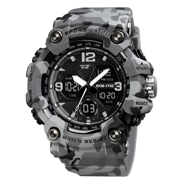 Skmei 1742 Gray Military