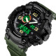 Skmei 1520AG Black-Military Wristband