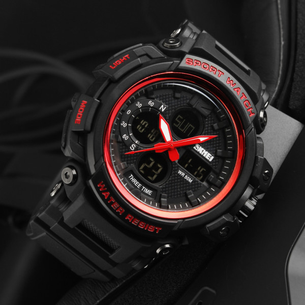 Skmei 1343RD Black-Red