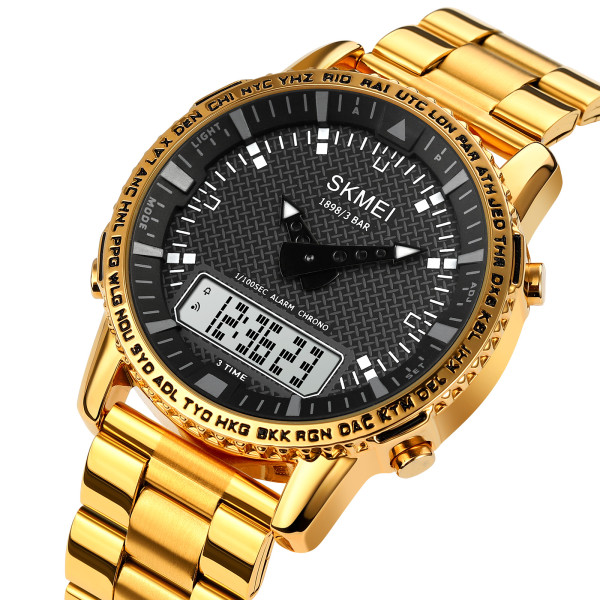 Skmei 1898GDWT Gold-White