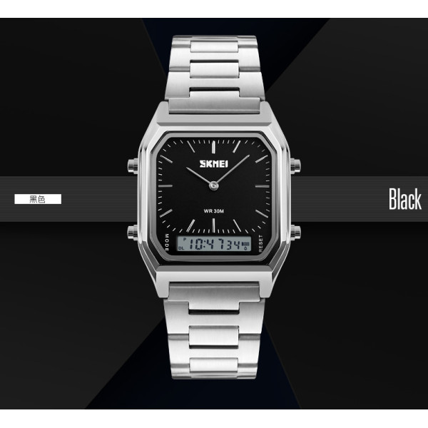 Skmei 1220SIBK Silver-Black