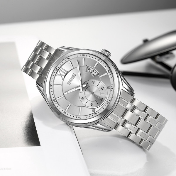 Skmei 9319SISI Silver-Silver
