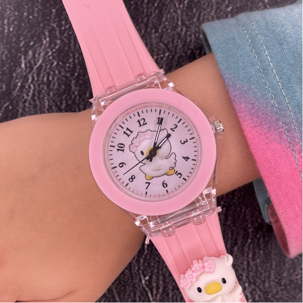 Дитячий годинник Better 005 Duck Pink-White