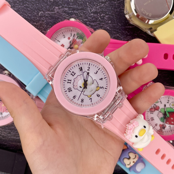 Дитячий годинник Better 005 Duck Pink-White