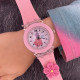 Дитячий годинник Better 005 Flowers Light Pink-White