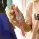 Дитячий годинник Better 005 Flowers Light Pink-White