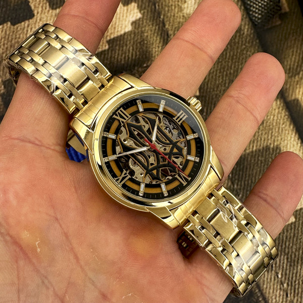 Годинник наручний Patriot 025 Sharp Gold-Black.
