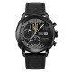 Годинник наручний Patriot 016 All Black Тризуб золото