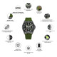 Часы наручные Awarder Embroidery Silver-Green Black Battery 10ATM
