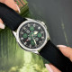 Часы наручные Awarder Embroidery Silver-Green Black Battery 10ATM