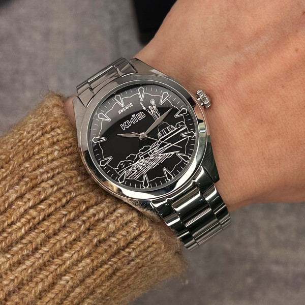 Жіночий годинник Awarder 035 Київ I Silver-Black