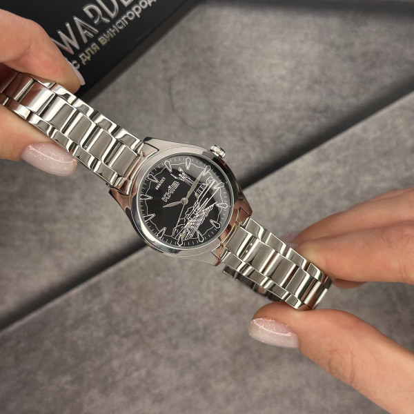 Жіночий годинник Awarder 035 Київ I Silver-Black