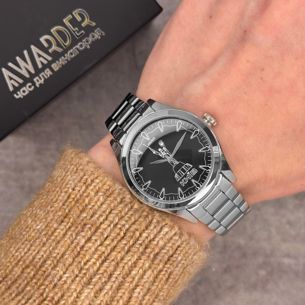 Женские часы Awarder 035 Киев II Silver-Black