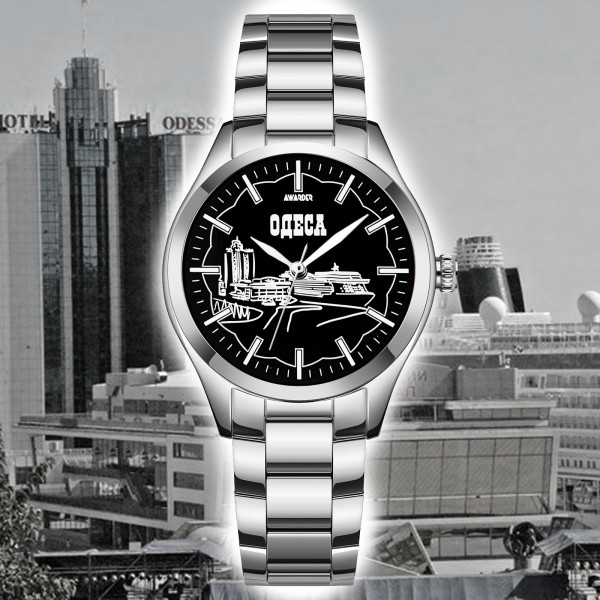 Жіночий годинник Awarder 035 Одеса II Silver-Black