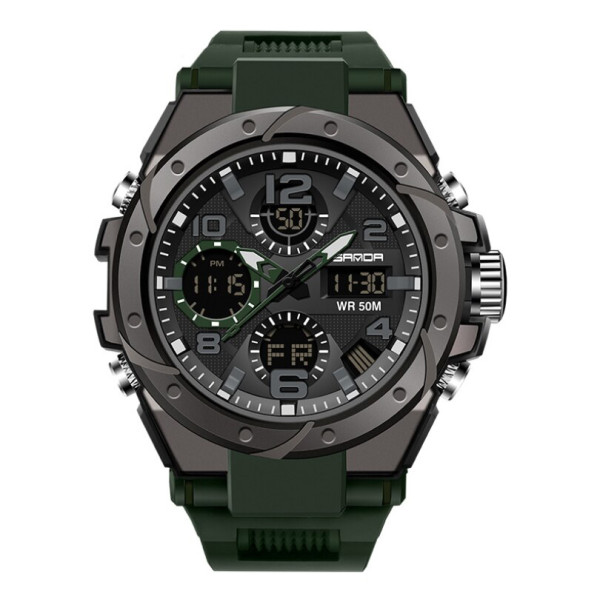 Sanda 6008 Green-Black, 1044-0047, Sanda