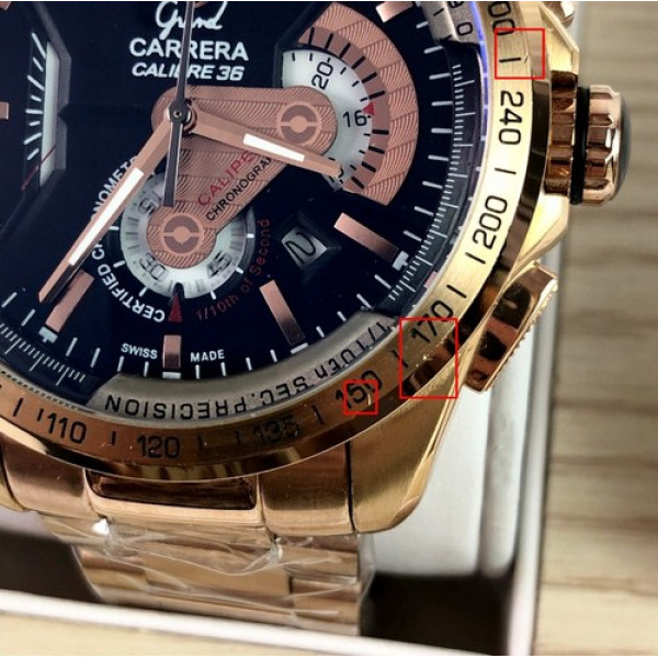 TAG Heuer Grand Carrera Calibre 36 RS Steel Gold-Black