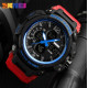 Skmei 1343 Black-Blue-Red Wristband