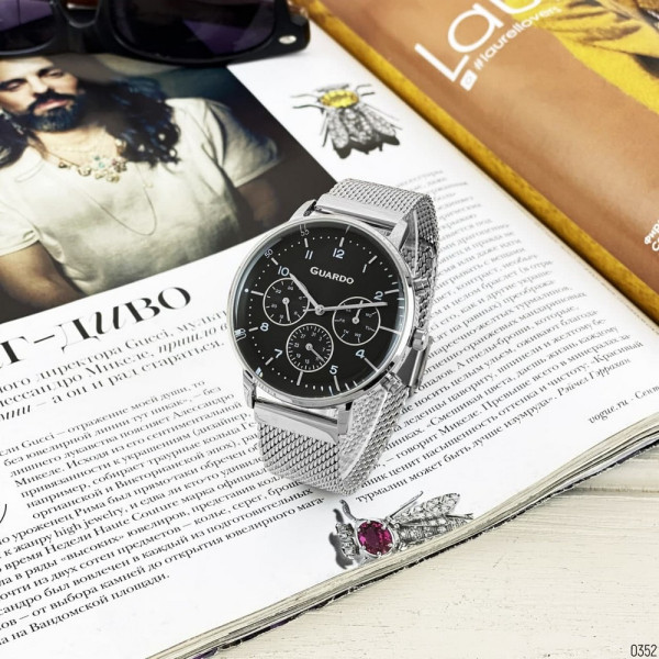 Guardo B01116-1 Silver-Black