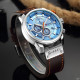 Curren 8291 Silver-Blue, 1008-0187, Curren