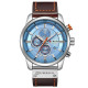 Curren 8291 Silver-Blue, 1008-0187, Curren