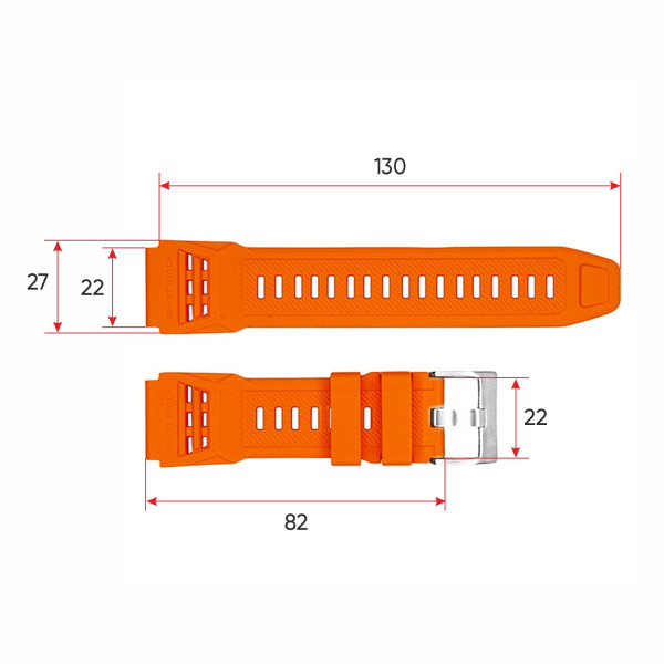 Ремінець для смарт годинника K63 Orange