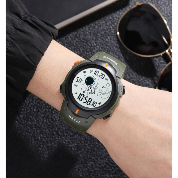 Skmei 1820AGWT Army-green White