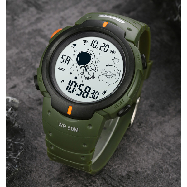 Skmei 1820AGWT Army-green White
