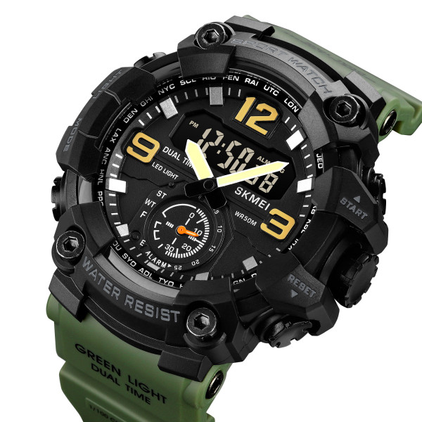 Skmei 1965AG army green