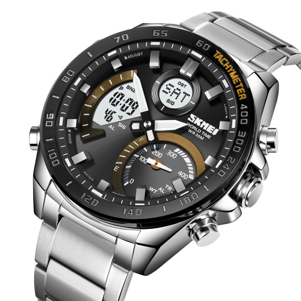 Skmei 1889GDWT Silver-Gold-White