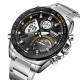 Skmei 1889GDWT Silver-Gold-White