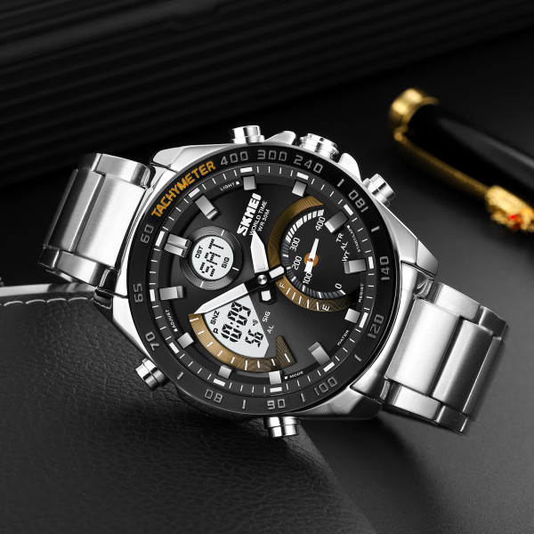 Skmei 1889GDWT Silver-Gold-White