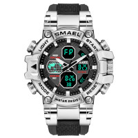 Smael 8027 Silver-Black